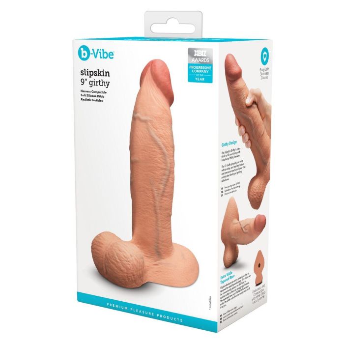 Consolador Realista B-Vibe Silicona Ø 6 cm (19,5 cm) 1 Consolador Realista B-Vibe Silicona Ø 6 cm (19,5 cm) 1