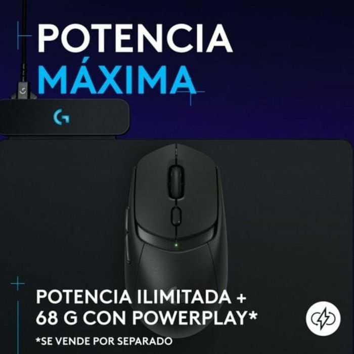 Logitech G309 LIGHTSPEED - Ratón Gaming Inalámbrico, 25 600 dpi, Bluetooth, Peso 86 g, 6 Botones, Negro, Compatible con PC/Mac