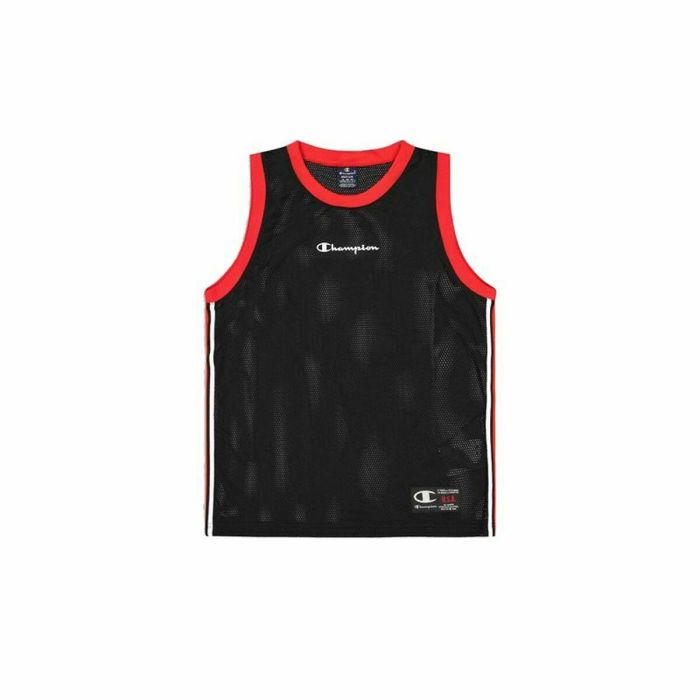 Camiseta para Hombre sin Mangas Champion Tank Top Negro S 0 Camiseta para Hombre sin Mangas Champion Tank Top Negro S 0