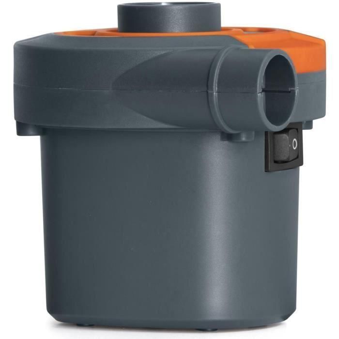 Bestway Bomba de Aire Eléctrica Sidewinder, Inflado/Desinflado, Doble Conexión 220V/12V, 490 L/min, con 3 Adaptadores Universales 3 Bestway Bomba de Aire Eléctrica Sidewinder, Inflado/Desinflado, Doble Conexión 220V/12V, 490 L/min, con 3 Adaptadores Universales 3