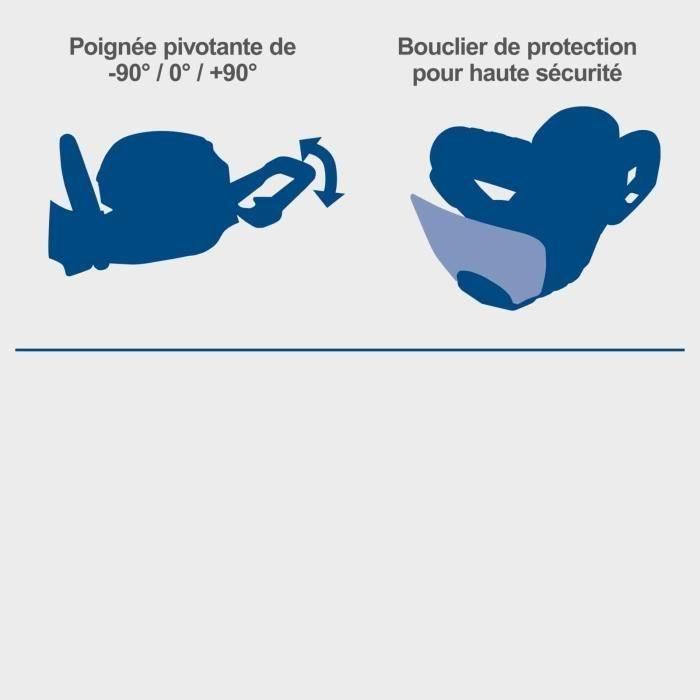 Scheppach SCH4046664217220 Cortasetos Inalámbrico 20V IXES BC-HT720-X - Longitud de corte 65 cm - Sin batería ni cargador 3