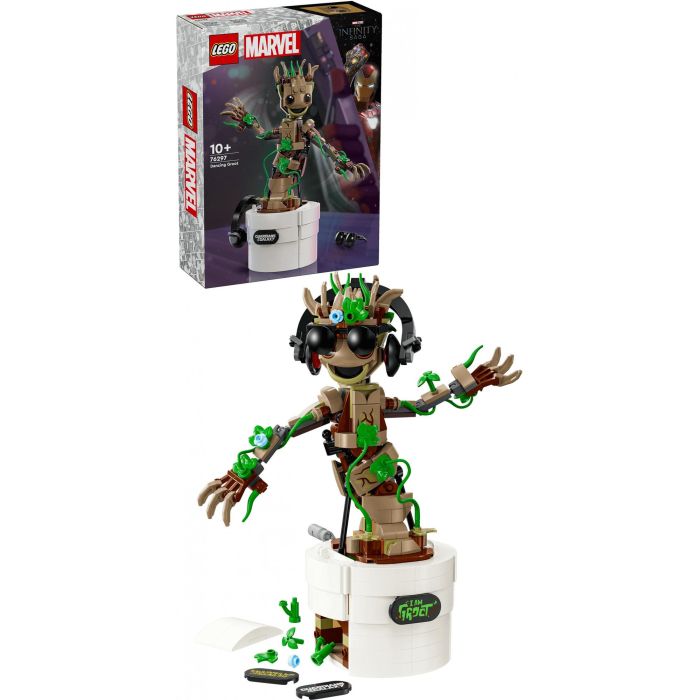 LEGO 76297 Marvel El Baile de Baby Groot, Juguete para construir animado para niños 9