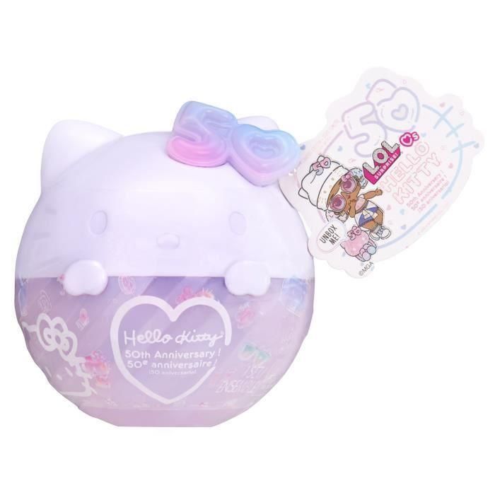 LOL Surprise - Tots Hello Kitty - 1 muñeca de 7,5cm - Accesorios y pegatina - Aleatorio (2 modelos) 4