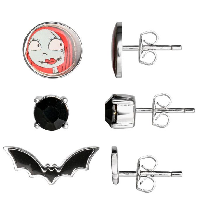 Set 3 Pares de pendientes Pesadilla Antes de Navidad Disney 1 Set 3 Pares de pendientes Pesadilla Antes de Navidad Disney 1