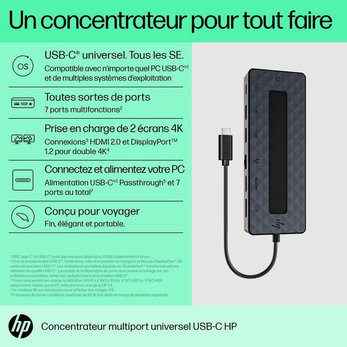 HP Hub multipuerto USB-C