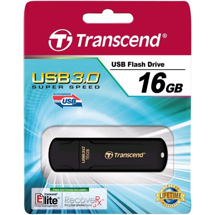 STICK 16GB USB 3.0 Transcend JetFlash 700 black 3