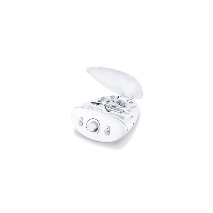 Beurer MP-100 (570.68) Set de Manicura y Pedicura Profesional con 10 Adaptadores de Zafiro y 30 de Papel de Lija Beurer MP-100 (570.68) Set de Manicura y Pedicura Profesional con 10 Adaptadores de Zafiro y 30 de Papel de Lija