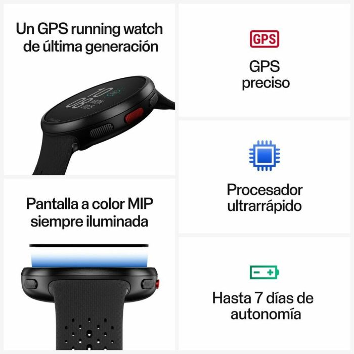 Smartwatch Polar Negro 1,2" 4