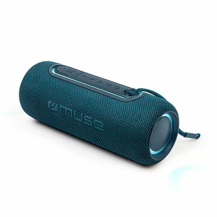 Altavoz Bluetooth Portátil Muse Azul 20 W Altavoz Bluetooth Portátil Muse Azul 20 W