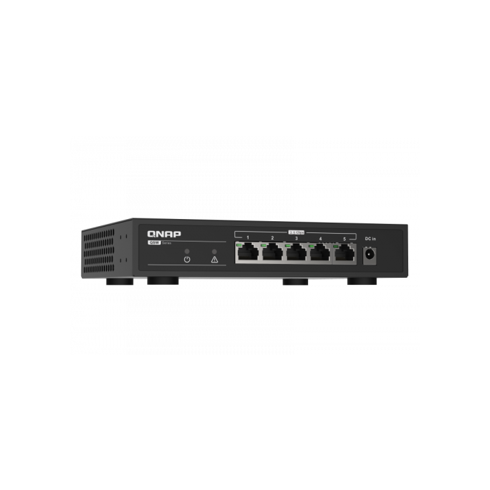 QNAP QSW-1105-5T switch No administrado Gigabit Ethernet (10/100/1000) Negro 1 QNAP QSW-1105-5T switch No administrado Gigabit Ethernet (10/100/1000) Negro 1