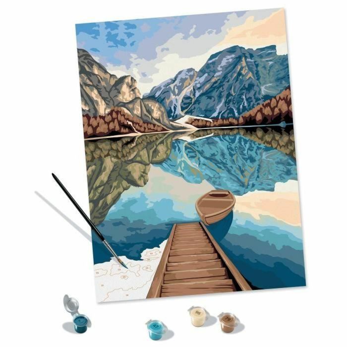 Ravensburger 23612 - CreArt Gran Formato 30x40 cm - Vistas al lago - Pintar por Números para Niños 12+ Años 4 Ravensburger 23612 - CreArt Gran Formato 30x40 cm - Vistas al lago - Pintar por Números para Niños 12+ Años 4
