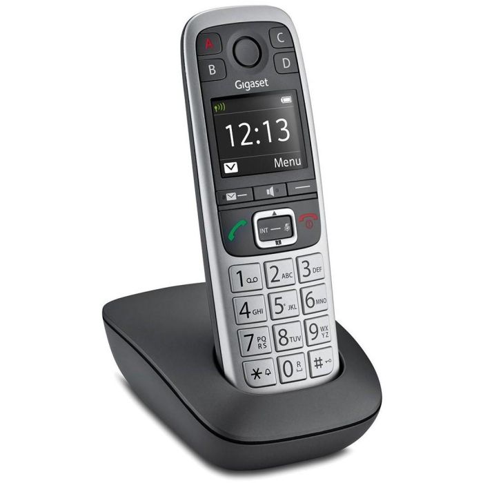 Gigaset E560 Teléfono Inalámbrico DECT con Manos Libres Identificador de Llamadas Negro Plata 2 Gigaset E560 Teléfono Inalámbrico DECT con Manos Libres Identificador de Llamadas Negro Plata 2