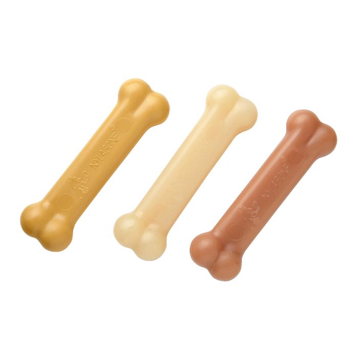 Nylabone Mordedores de Nylon Extremo Value Pack para Perros, Tamaño S, 3 Huesos Sabor Cacahuete, Original y Bacon 0 Nylabone Mordedores de Nylon Extremo Value Pack para Perros, Tamaño S, 3 Huesos Sabor Cacahuete, Original y Bacon 0