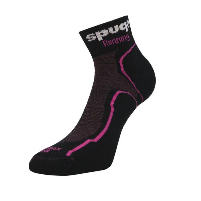 Calcetines Deportivos Spuqs Coolmax Cushion Negro S
