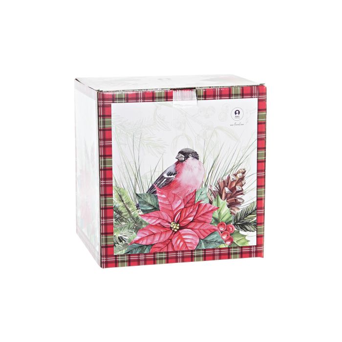 DKD Home Decor Frutero Navidad Tradicional Victoriano 21 de 3 Pisos, Porcelana y Metal, Rojo Verde con Flores, 27x35x27cm, Apto Lavavajillas Microondas 3 DKD Home Decor Frutero Navidad Tradicional Victoriano 21 de 3 Pisos, Porcelana y Metal, Rojo Verde con Flores, 27x35x27cm, Apto Lavavajillas Microondas 3