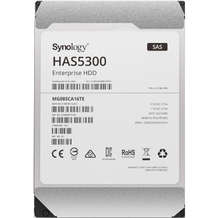Disco Duro Synology HAS5300-8T 8TB 7200 rpm 3,5" 8 TB 3,5"