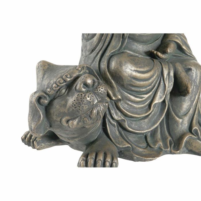 Figura Oriental DKD Home Decor Dorado Gris Oscuro 25 x 43 x 38 cm 1