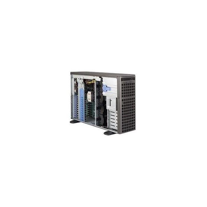 Supermicro CSE-747BTQ-R2K04B Full Tower Servidor Negro 4U para placas ATX/EATX/micro ATX con fuente 2000W