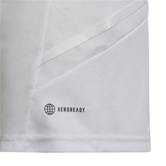 Camiseta de Fútbol de Manga Corta para Niños Adidas Con22 Blanco 1