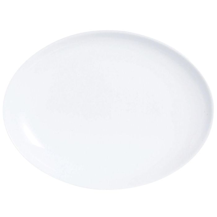 Fuente de Cocina Luminarc Diwali Ovalado Blanco Vidrio (33 x 25 cm) (12 Unidades) 2 Fuente de Cocina Luminarc Diwali Ovalado Blanco Vidrio (33 x 25 cm) (12 Unidades) 2