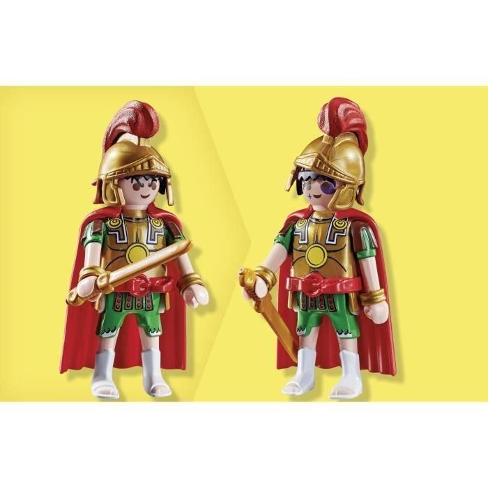 PLAYMOBIL 71543 Astérix: Cuadriga Romana de Brutus y Caballos Blancos – Set de Juego de Carro de Combate del Mundo de Astérix y Obélix 2
