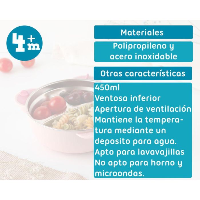 Recipiente Térmico Para Alimentos En Acero Inoxidable Rosa 5 Recipiente Térmico Para Alimentos En Acero Inoxidable Rosa 5