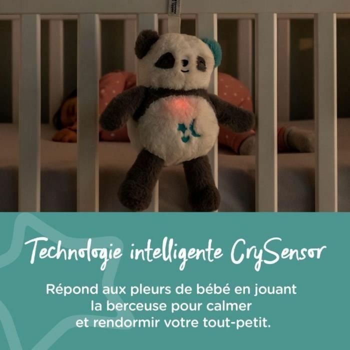 Tommee Tippee TOM5010415916471 Luz nocturna de lujo con CrySensor, 6 sonidos relajantes, USB, lavable a máquina, Pippo el Panda 2