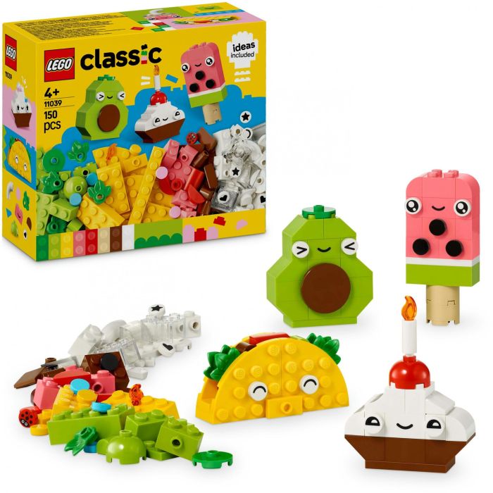 LEGO 11039 Classic Amigos Nutritivos Creativos Set de Construcción de Ladrillos para Niños +4 Años: Crea Alimentos 13