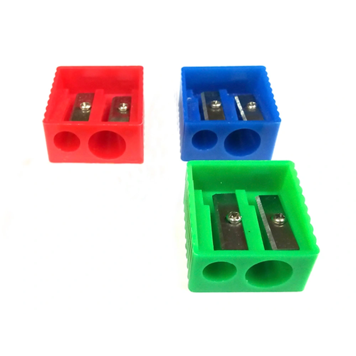 Liderpapel Sacapuntas Plástico 2 Usos Colores Surtidos 3