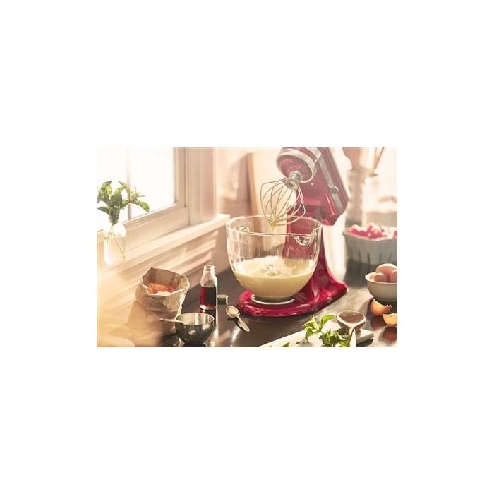 Kitchenaid Robot Línea Artisan 5KSM175 PS EER Rojo 4,8L Robot de Cocina Doméstico de Alto Rendimiento con Acción Planetaria 11