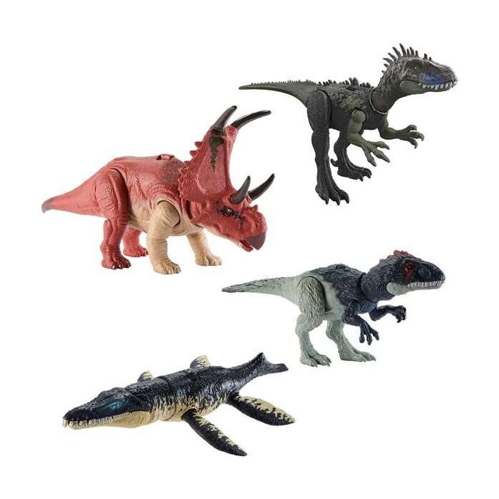 Figura dinosaurio jurassic world wild ruge y golpea. - modelos surtidos 6