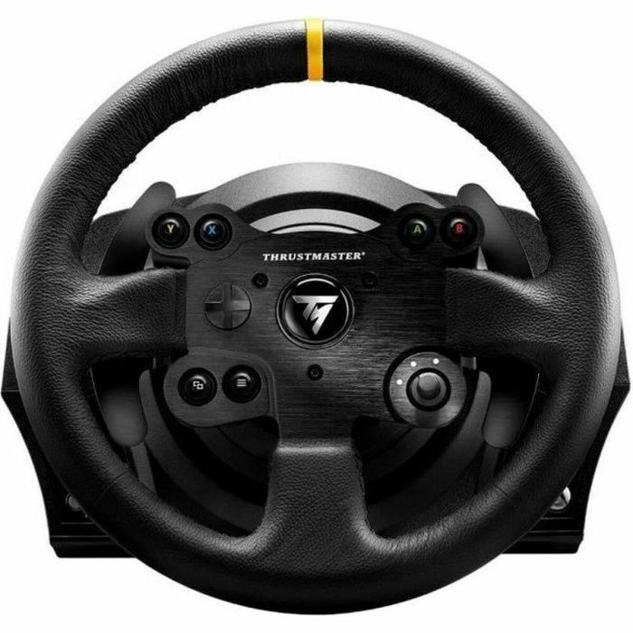 Thrustmaster Volante de Carreras TX RW Edición Cuero, Force Feedback Next Gen, Pedales T3PA, 900°, para PC y Xbox One