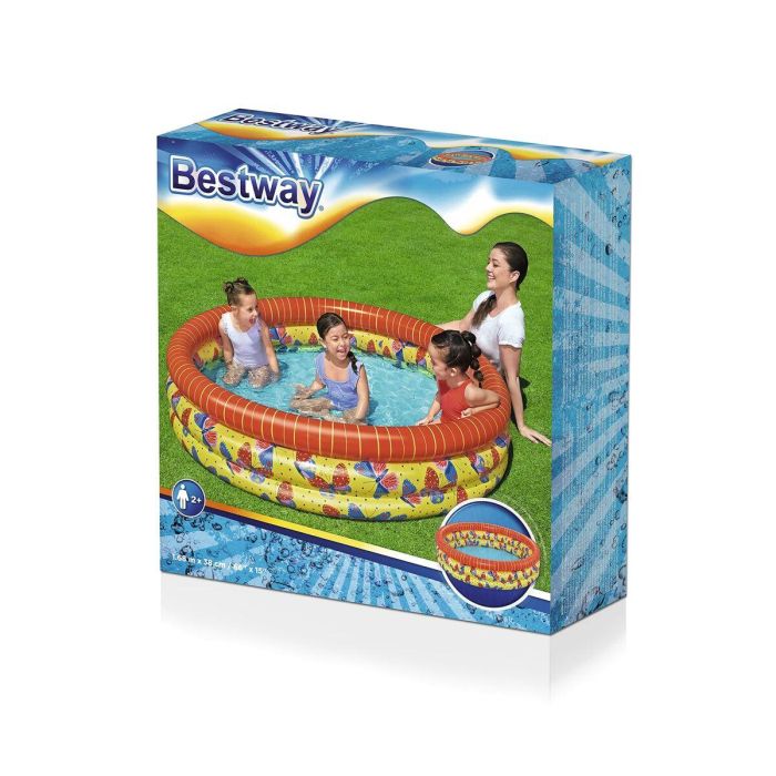 Bestway Piscina Hinchable Infantil 3 Aros Mariposas 168x38 cm +2 Años Jardin 51202 8 Bestway Piscina Hinchable Infantil 3 Aros Mariposas 168x38 cm +2 Años Jardin 51202 8
