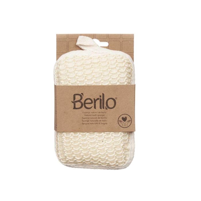 Esponja Fina Normal Trenzada Natural Berilo 11X16CM (24 Unidades) 1 Esponja Fina Normal Trenzada Natural Berilo 11X16CM (24 Unidades) 1