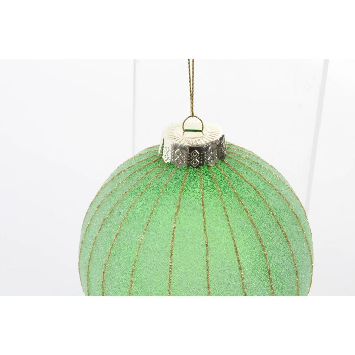 DKD Home Decor Bola Decoración Navidad Cristal Verde 10x10 cm Pack de 6 Unidades Fantasía 1 DKD Home Decor Bola Decoración Navidad Cristal Verde 10x10 cm Pack de 6 Unidades Fantasía 1