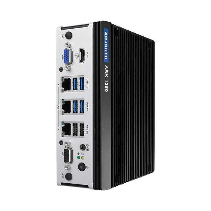 Advantech PC Industrial Fanless DIN-Rail con Procesador Intel Core i5/i3 11ª Gen, 3xLAN, 4xCOM, USB 3.2, HDMI 4K, VGA, -40 a 60°C 4