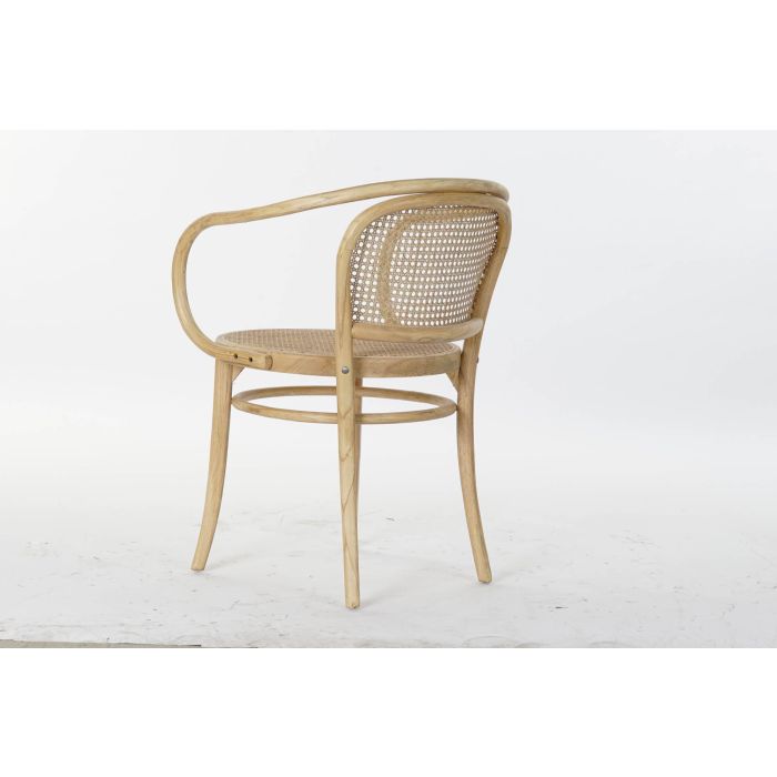 DKD Home Decor Silla Horeca Medallon fuyan 58x79.5x58 cm Olmo Ratan Natural 5