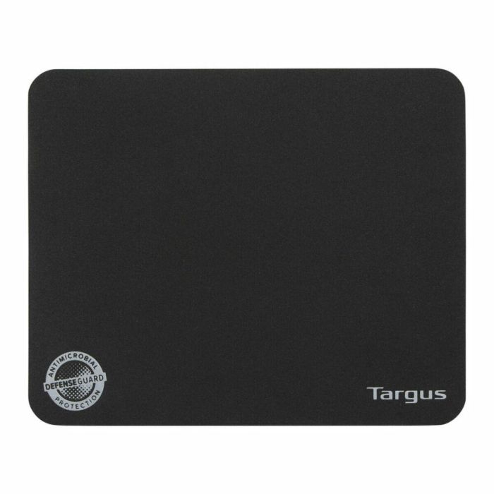 Targus AWE820GL Alfombrilla de ratón Antimicrobial Ultra-portable Negro para juegos 220x180x1.3cm