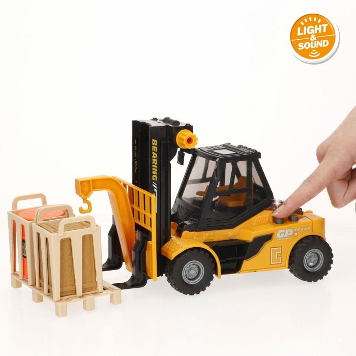 Vehículos de Construcción Colorbaby Luz Sonido 26 x 14 x 10 cm (6 Unidades) 4 Vehículos de Construcción Colorbaby Luz Sonido 26 x 14 x 10 cm (6 Unidades) 4