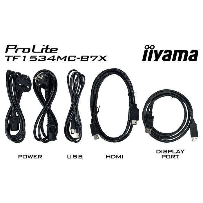 iiyama TF1534MC-B7X Monitor Táctil 15" 4:3 XGA LED HDMI+DP Negro 8