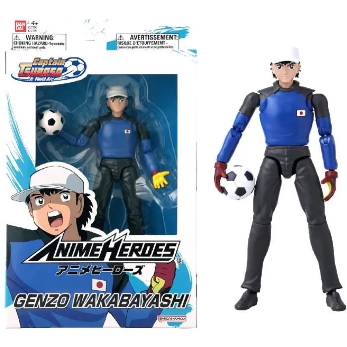 Bandai Anime Heroes Capitán Tsubasa Figura 17 cm Genzo Wakabayashi 37792 0 Bandai Anime Heroes Capitán Tsubasa Figura 17 cm Genzo Wakabayashi 37792 0