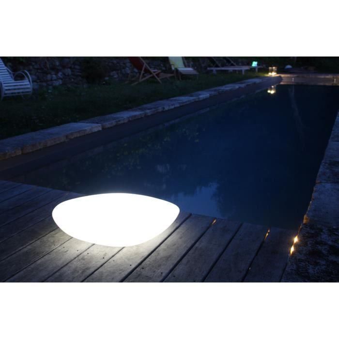 Guijarro solar luminoso - Blanco 3 Guijarro solar luminoso - Blanco 3