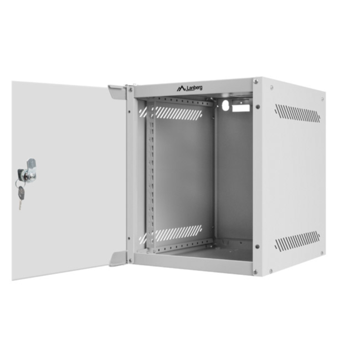 Lanberg WF10-2306-10S Armario Rack de Pared 6U Gris con Capacidad de Carga Máxima 20 kg 1 Lanberg WF10-2306-10S Armario Rack de Pared 6U Gris con Capacidad de Carga Máxima 20 kg 1