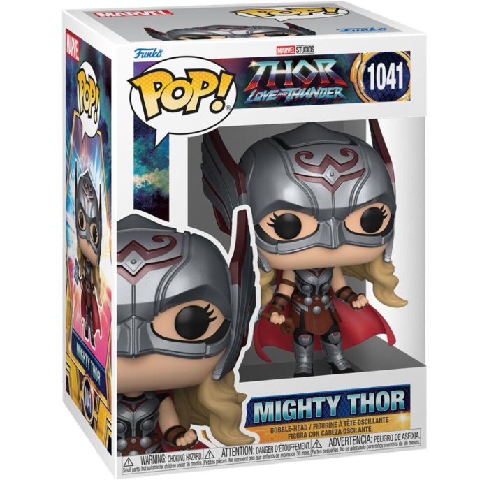 Funko POP Marvel Thor Love and Thunder Mighty Thor Figura Vinilo 9cm Caja Regalo
