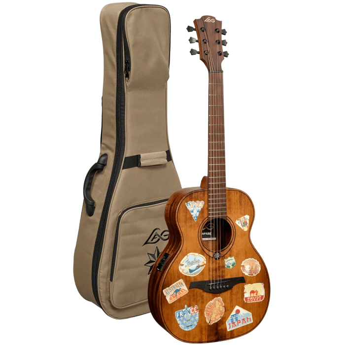 LAG Guitarra Acústica Escapade Globe Trotter Electro Lag Travel Natural Satinado 3 LAG Guitarra Acústica Escapade Globe Trotter Electro Lag Travel Natural Satinado 3
