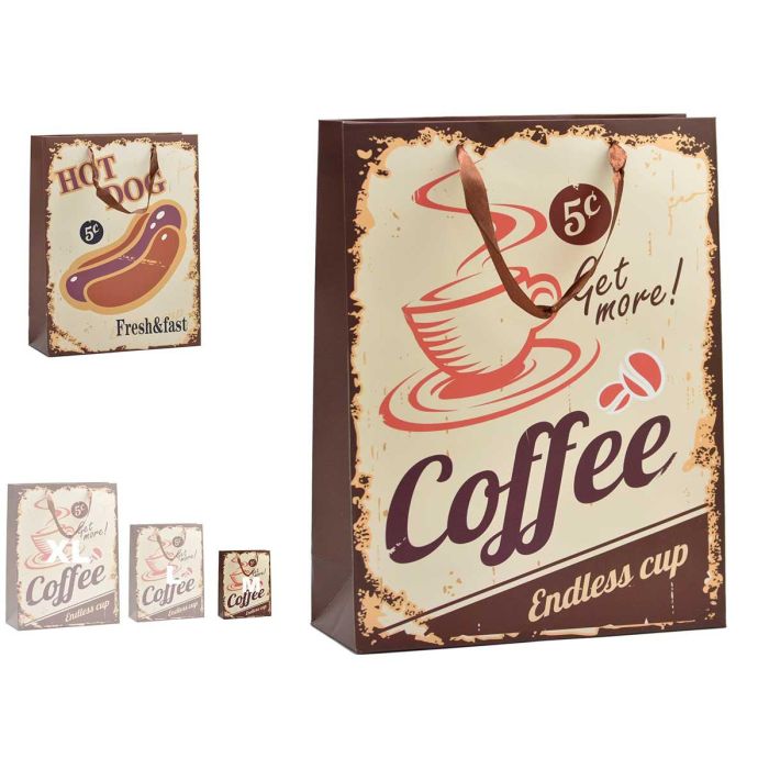 Bolsa Regalo Hotdog & Coffee Peq Surtidos Arte Regal 8X24CM (96 Unidades) Bolsa Regalo Hotdog & Coffee Peq Surtidos Arte Regal 8X24CM (96 Unidades)