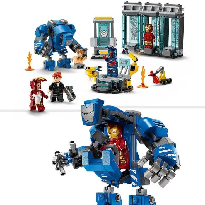 Lego Marvel 76315 Laboratorio de Iron Man: Salón de Armaduras - Juguete para Niños de 8 Años 2 Lego Marvel 76315 Laboratorio de Iron Man: Salón de Armaduras - Juguete para Niños de 8 Años 2