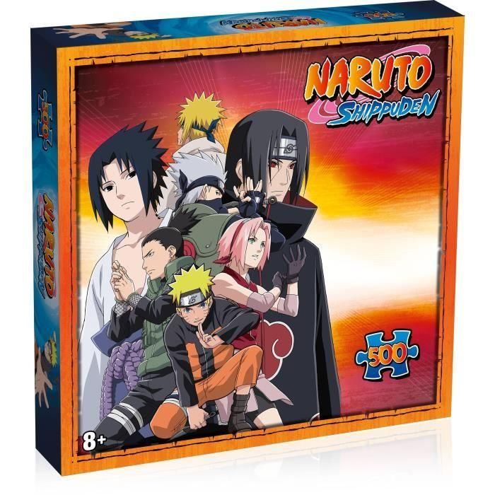 Winning Moves WIN5036905049160 - Puzzle Naruto Shippuden Ninjas de Konoha 500 piezas