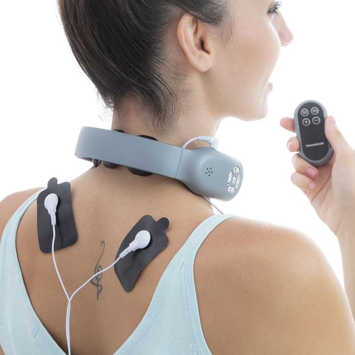 Masajeador Cervical Recargable con Mando Nekival InnovaGoods 4 Masajeador Cervical Recargable con Mando Nekival InnovaGoods 4