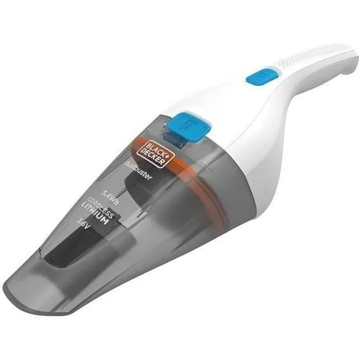 Aspirador de Mano Ciclónico Black & Decker NVC 115JL 0,32 L 630 l/min 3,6V 5,4 W 7,5 W Blanco 0 Aspirador de Mano Ciclónico Black & Decker NVC 115JL 0,32 L 630 l/min 3,6V 5,4 W 7,5 W Blanco 0